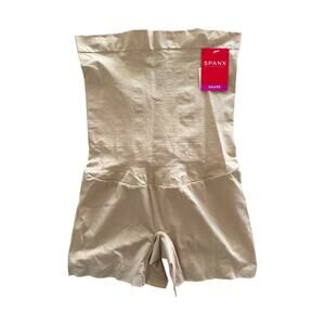 SPANX Shape High-Waisted Girl Short Shapewear Nude Size L NWT